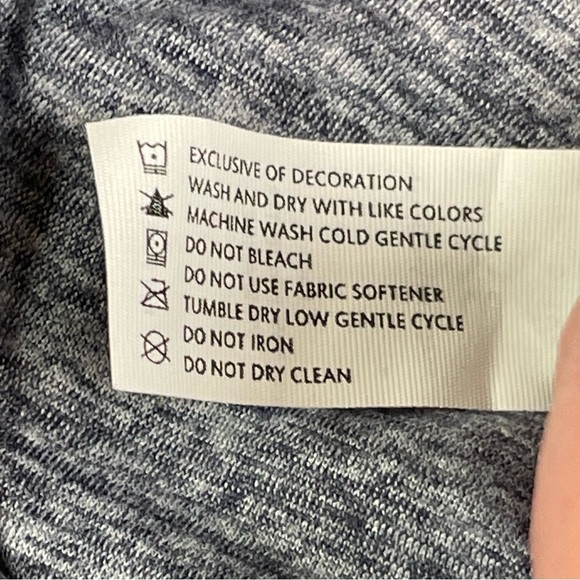 NWT Blue Heather Twist Front Women's Top 3XL - Picture 11 of 11